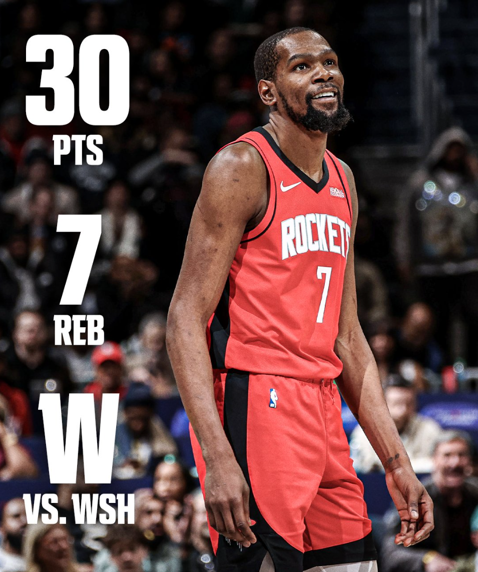 GGBET电竞赔率-连续三场30+队史首人！KD1点成历史第二 37岁助火箭更上一层楼